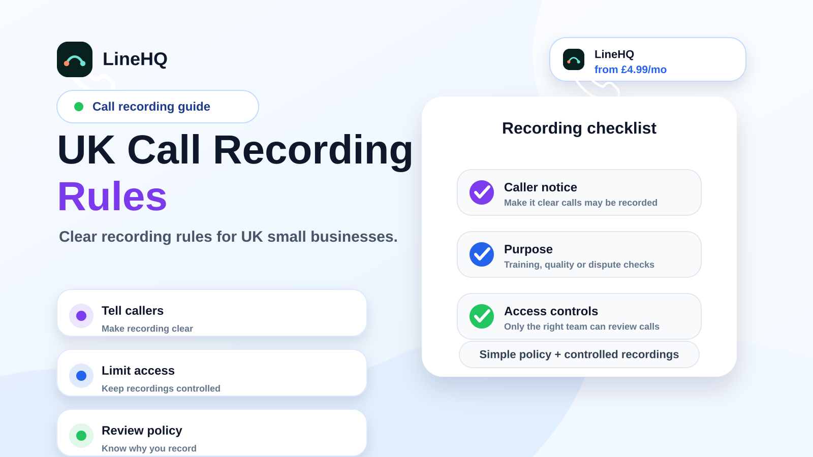 UK Call Recording Rules for Small Businesses