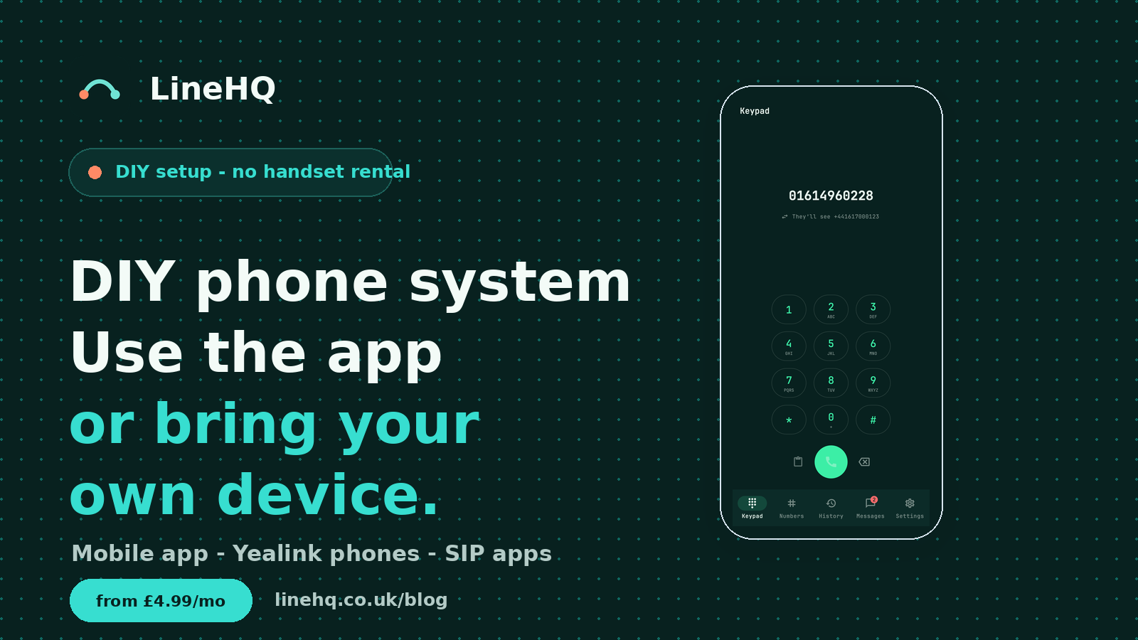DIY Phone System: Use the LineHQ App or Bring Your Own Device