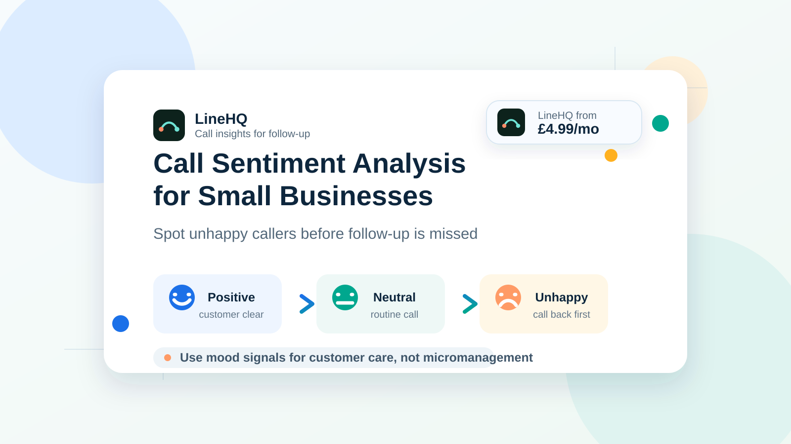 Call Sentiment Analysis for Small Businesses: What It Tells You After a Call